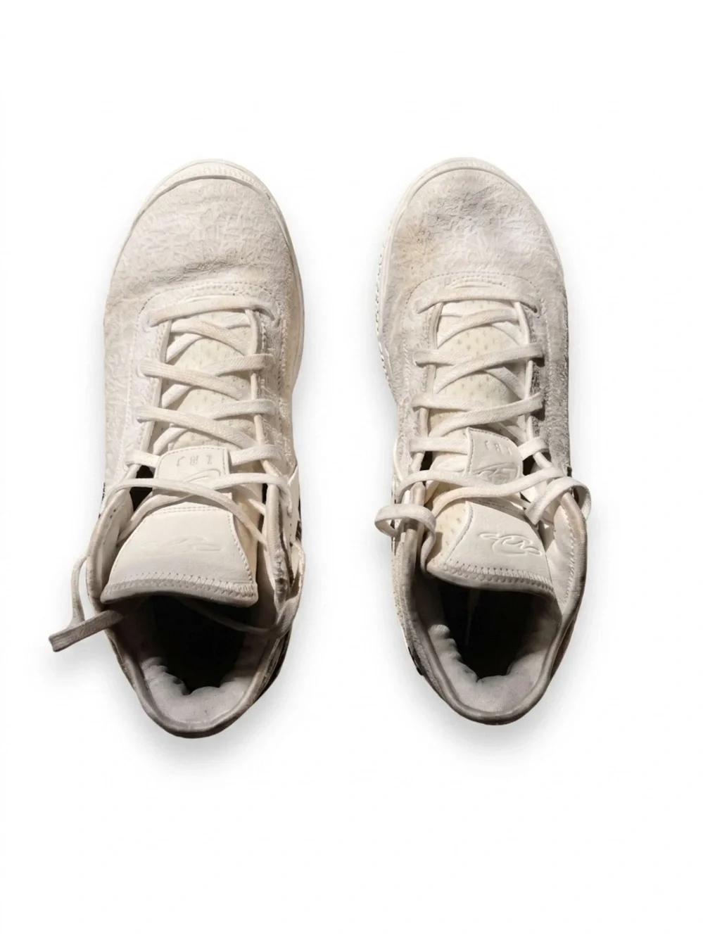 Nike Men's High-Top Athletic Sneakers in Off-White